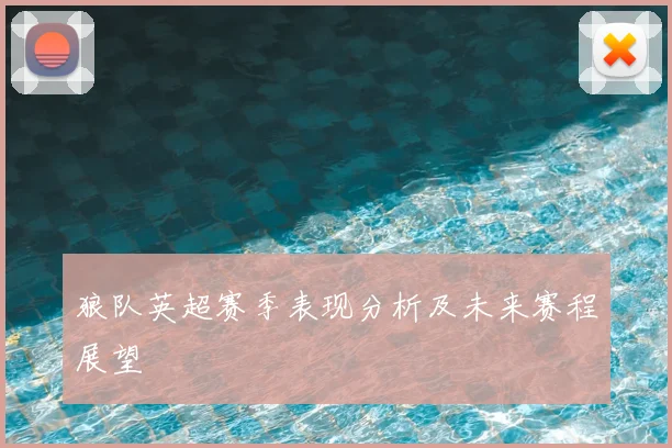 狼队英超赛季表现分析及未来赛程展望